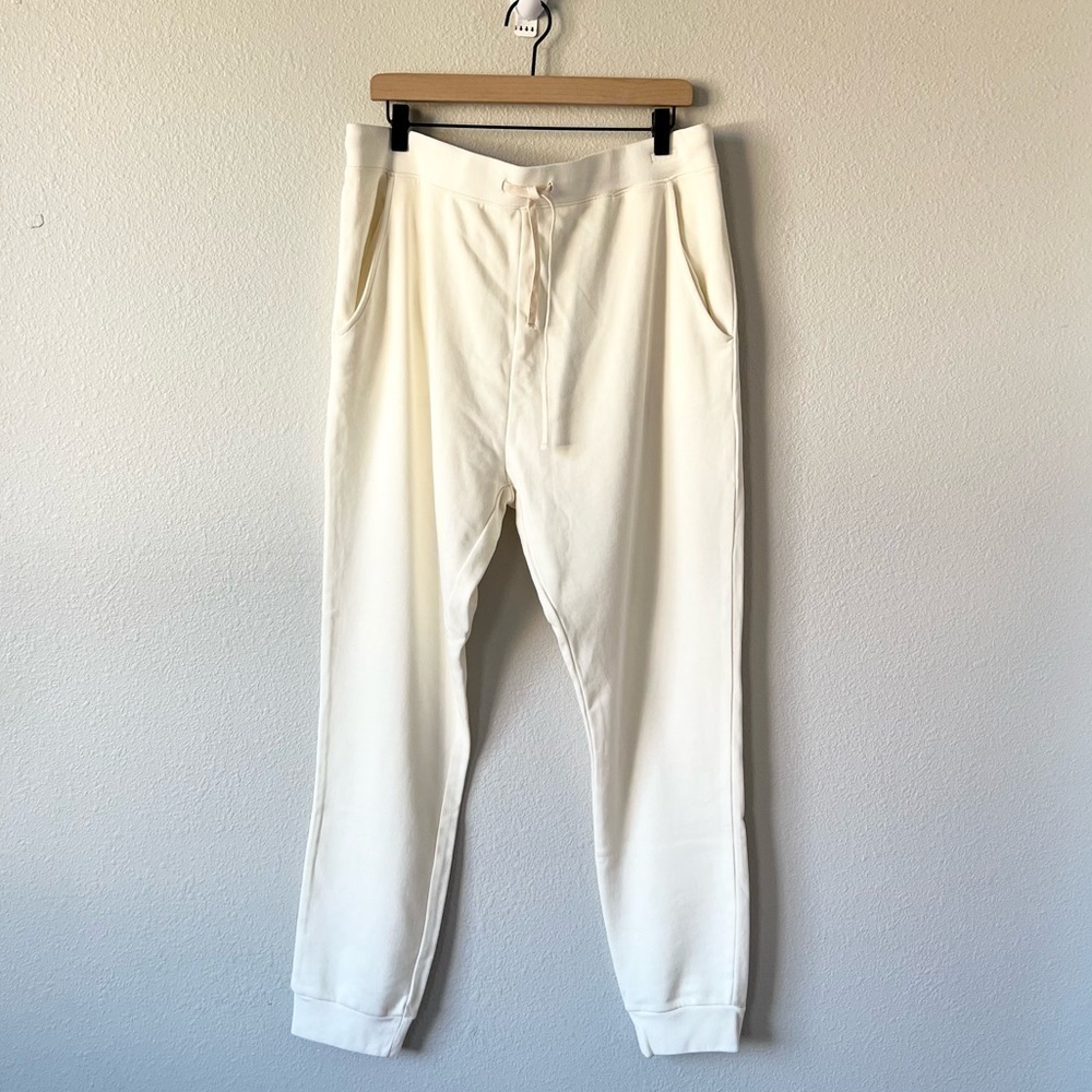 NWT Oliver Logan The Edwin Jogger in Cream- Size XXL
